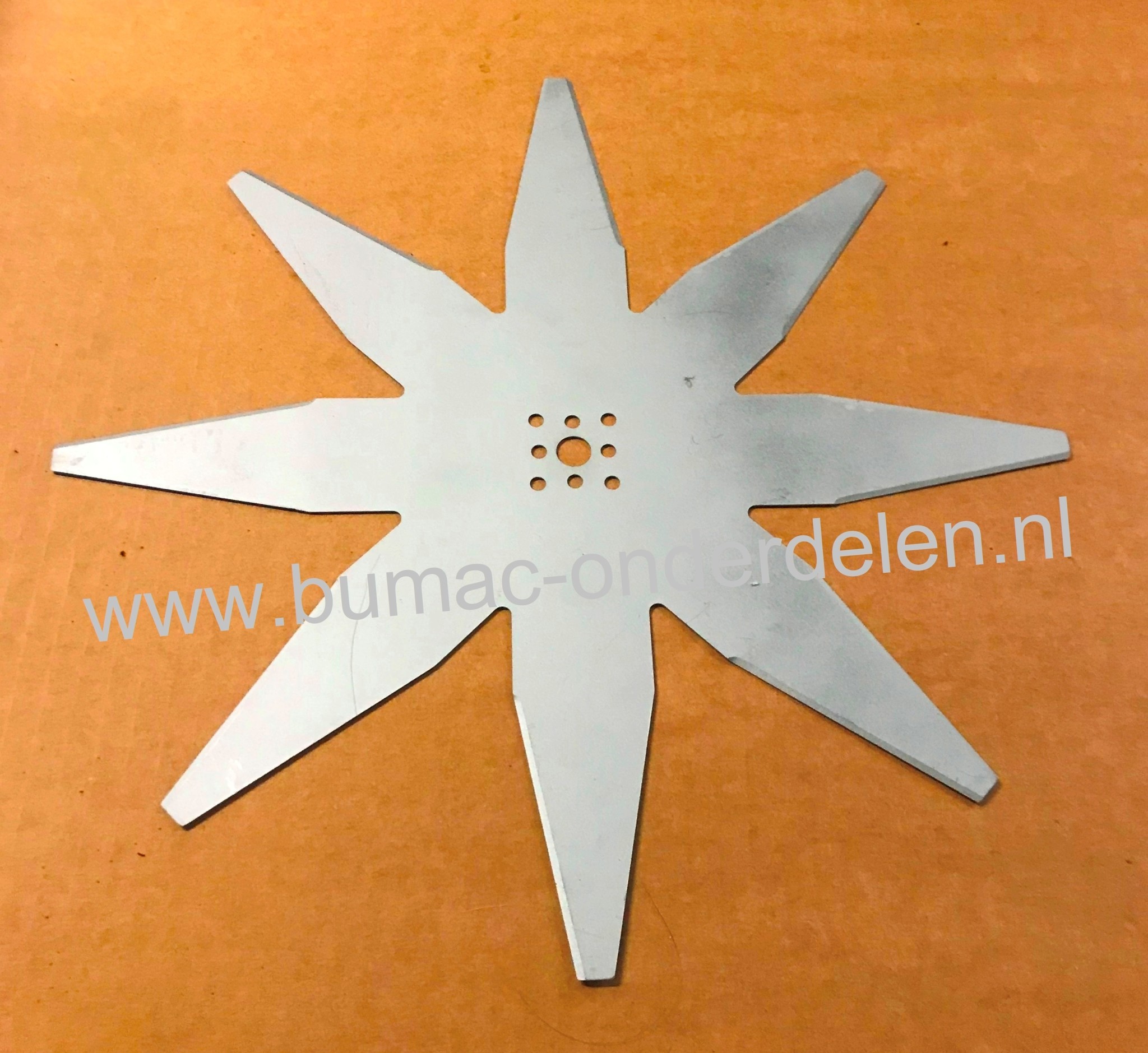 Mes 29 Cm voor Robotmaaiers van Ambrogio, Wiper, Stiga, Castelgarden, Alpina, Mountfield Grasmaaiers, Robot maaimes 8 Tands  Autoclip 221, 223, 225S, 228S, 230S, 520, 720S, AR1, M3, M5, M7, MTF500, MTF1100S, MTF2000S