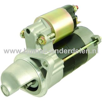 Startmotor 9 Tands voor Kubota Motoren op Trekkers, Minikraan, Kooimaaiers, Zitmaaiers, Tuintrekkers, Frontmaaiers, Grasmaaiers Elektrische Starter, Electrische Startmotor 9 Tands BX1500D, F2260, F2560, F2560E, F3060, G2160, G2160AU, G2160DS, GR2100, GR21