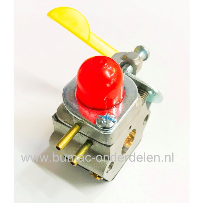 Carburateur voor McCulloch - Partner - Poulan Bosmaaiers, Trimmers MAC 250BGT, MAC 250LGT, MT250MT, TM252SST, TRIM MAC 250LS, B250BGT, B250LGT, Colibri II +, Colibri II S, P1500SA, P3500, P4500, P4500F, T250L Motorzeisen