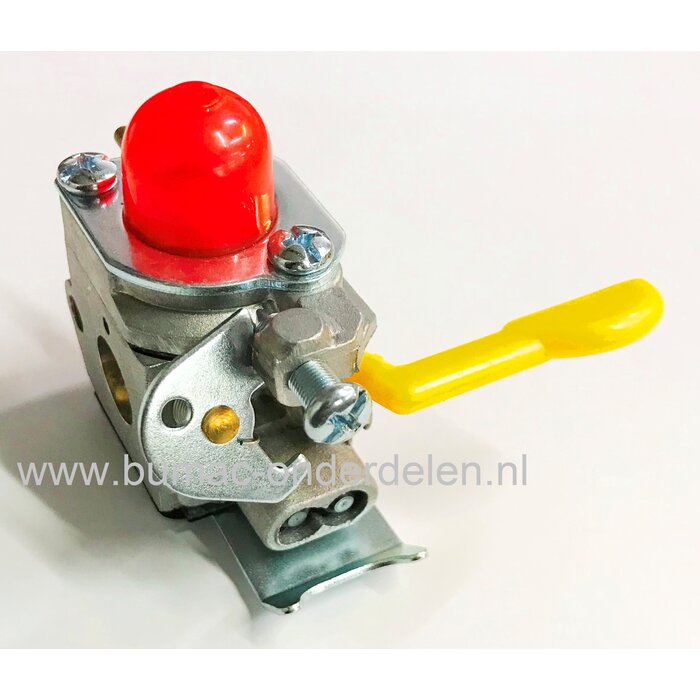 Carburateur voor McCulloch - Partner - Poulan Bosmaaiers, Trimmers MAC 250BGT, MAC 250LGT, MT250MT, TM252SST, TRIM MAC 250LS, B250BGT, B250LGT, Colibri II +, Colibri II S, P1500SA, P3500, P4500, P4500F, T250L Motorzeisen