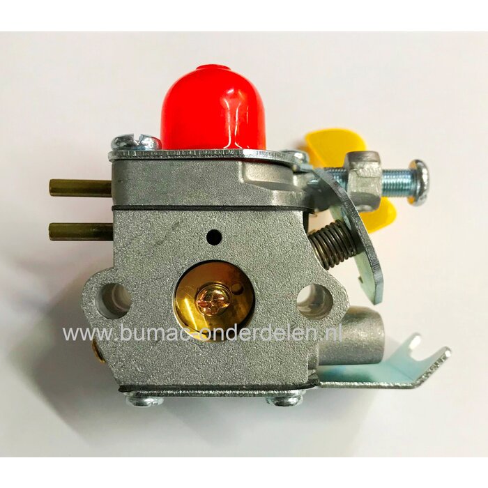 Carburateur voor McCulloch - Partner - Poulan Bosmaaiers, Trimmers MAC 250BGT, MAC 250LGT, MT250MT, TM252SST, TRIM MAC 250LS, B250BGT, B250LGT, Colibri II +, Colibri II S, P1500SA, P3500, P4500, P4500F, T250L Motorzeisen