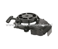 Handstarter voor Briggs and Stratton Motoren met Horizontale Krukas op Tuinfrees, Veegmachine, Aggregaat, Trilplaat, Kantensnijder BRIGGS & STRATTON, Starterdelen, Trekstarters 093J02, 103M02, 104M02 serie, onderdeel