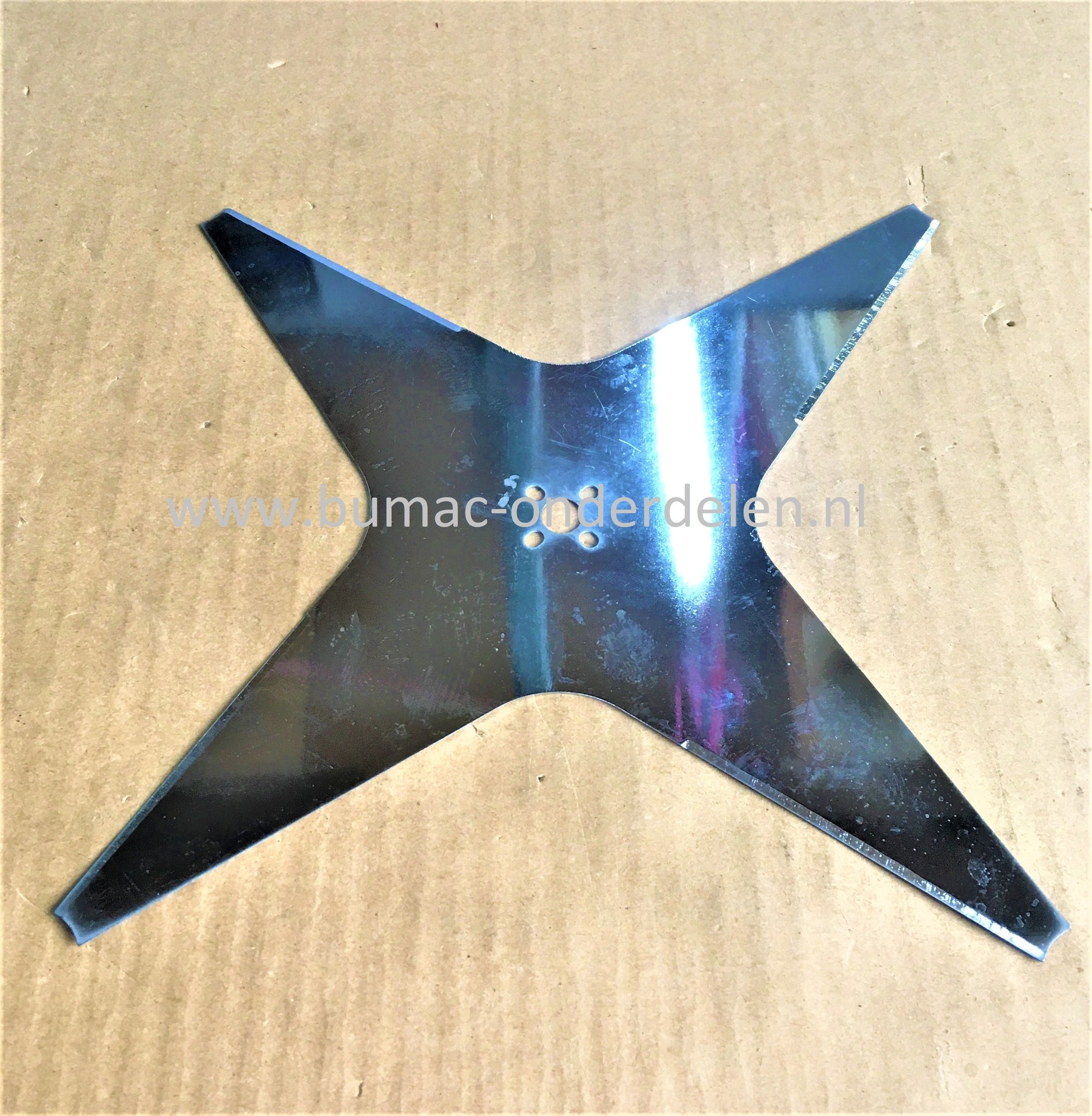 Maaimes 35 cm 4 Puntig voor Stiga, Castelgarden, Mountfield, Alpina Robotmaaiers, Maairobots Autoclip 720S, 720 SRobomower, Mes