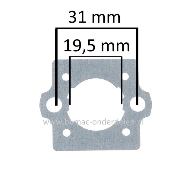 Inlaatpakking voor Stihl Bosmaaiers, Trimmers, Strimmers FS490, FS560, Dichting, FS 490, FS 560, onderdeel