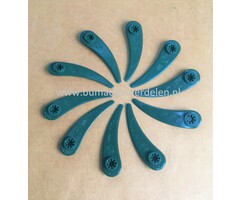 Kunststofmessenset voor Bosch Bosmaaiers, Trimmers, Strimmers, Bermmaaiers ART-23, ART-26 modellen, Maaimessenset, ART 23, ART 26