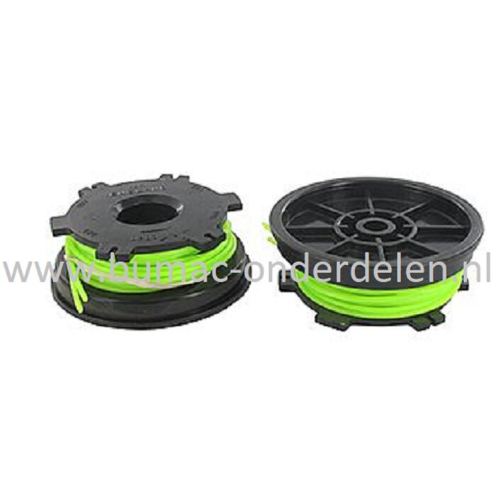 Draadspoel voor TORO, GUT BROD, MTD, RYOBI 100R, 125R, 130r, 135R, 306RT, 600, 700R, 710R, 720R, 740R, 750R, 760R, 764R, 765R, 766R, 768R, 770R, 840R, 920R, 960R, 970R op Bosmaaiers, Trimmers, Motorzeis, Spoel