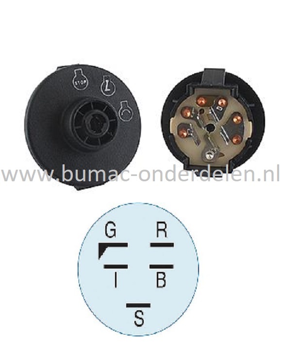 Contactslot voor TORO Z Master, TimeCutter ZS, TimeCutter serie SS, Titan Zero Turn op Frontmaaiers, Zero Turn Maaiers, Sleutelslot, Sleutelschakelaar