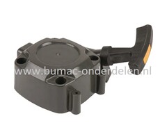 Handstarter voor STIGA ABR26J, ABR26JD, AMT26, BC330, BGEP2525, EP25COMBI, EP26CP, GT330A, MB26J, MT330, SBC226J, SBC226JD, SBC227J, SBC227JD, SBC227D, SGT226J, SMT226, TJ225X op Bosmaaiers, Trimmers, Motorzeis, Starter