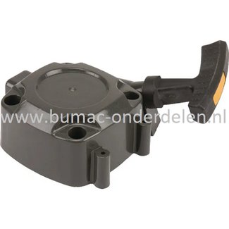 Handstarter voor STIGA ABR26J, ABR26JD, AMT26, BC330, BGEP2525, EP25COMBI, EP26CP, GT330A, MB26J, MT330, SBC226J, SBC226JD, SBC227J, SBC227JD, SBC227D, SGT226J, SMT226, TJ225X op Bosmaaiers, Trimmers, Motorzeis, Starter