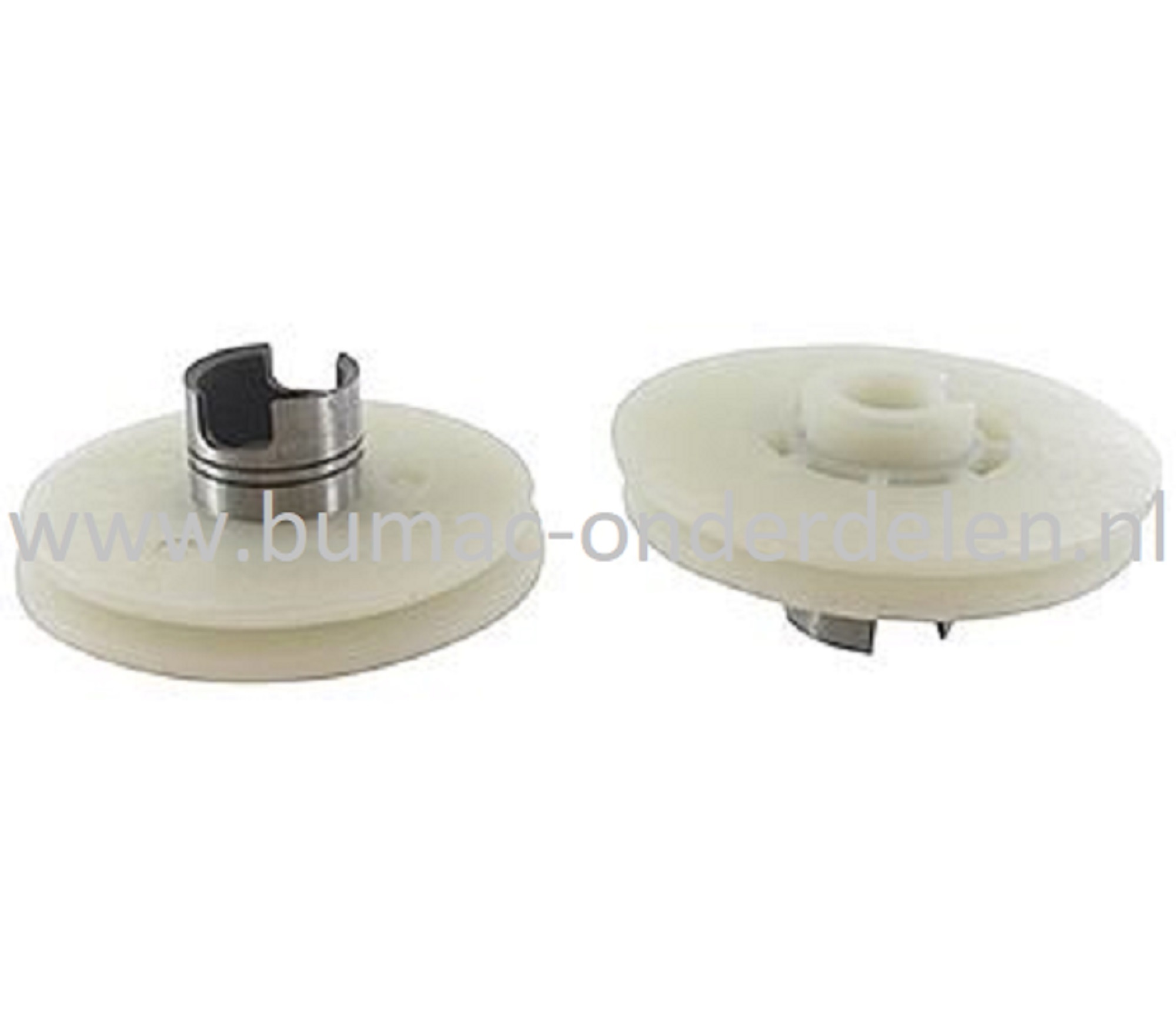 Starterkoordpoelie voor Husqvarna 42, 242, 246 Kettingzagen, Poelie, Startpoelie, onderdeel