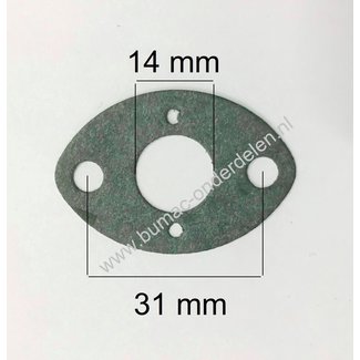 Inlaatpakking voor Stiga, Alpina, Mountfield, Castel garden Bladblazers ABL27, ABL27V, BLC27, MBL270V, SBL327, SBL327V, XBL27, Dichting, Cilinderpakking, ABL 27, ABL 27 V, BLC 27, MBL 270 V, SBL 327, SBL 327 V, XBL 27, Onderdeel