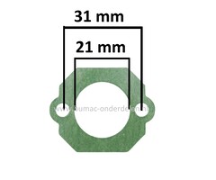 Pakking voor Stihl Bosmaaiers, Strimmers, Heggenscharen, Grondboren FS120, FS200, FS250, HT250, BT120C, BT121, BT121Z, Dichting tussen Carburateur en Luchtfilterhuis, FS 120, FS 200, FS 250, HT 250, BT 120 C, BT 121, BT 121 Z