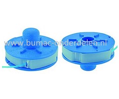 Draadspoel voor Gardena Trimmers, Bosmaaiers, Strimmers 230A, 230AL, 350, 350L, 530DUO, 350AL, 370TEA, Spoel, Maaidraad, 230 A, 230 AL, 350, 350 L, 530 DUO, 350 AL, 370 TEA