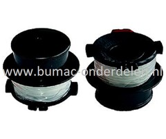 Draadspoel voor Trim Mac 210 MCCULLOCH, Colibri, ColibriPlus PARTNER, Featherlite, Featherliteplus, PP113 POULAN, Feartherlite, FeartherlitePlus, FeartherliteSST, XT25, Handystick, HandystickLite, EL8, EL9, EL10, FL20, XT200, WildThing, YM600 WEED EATER o