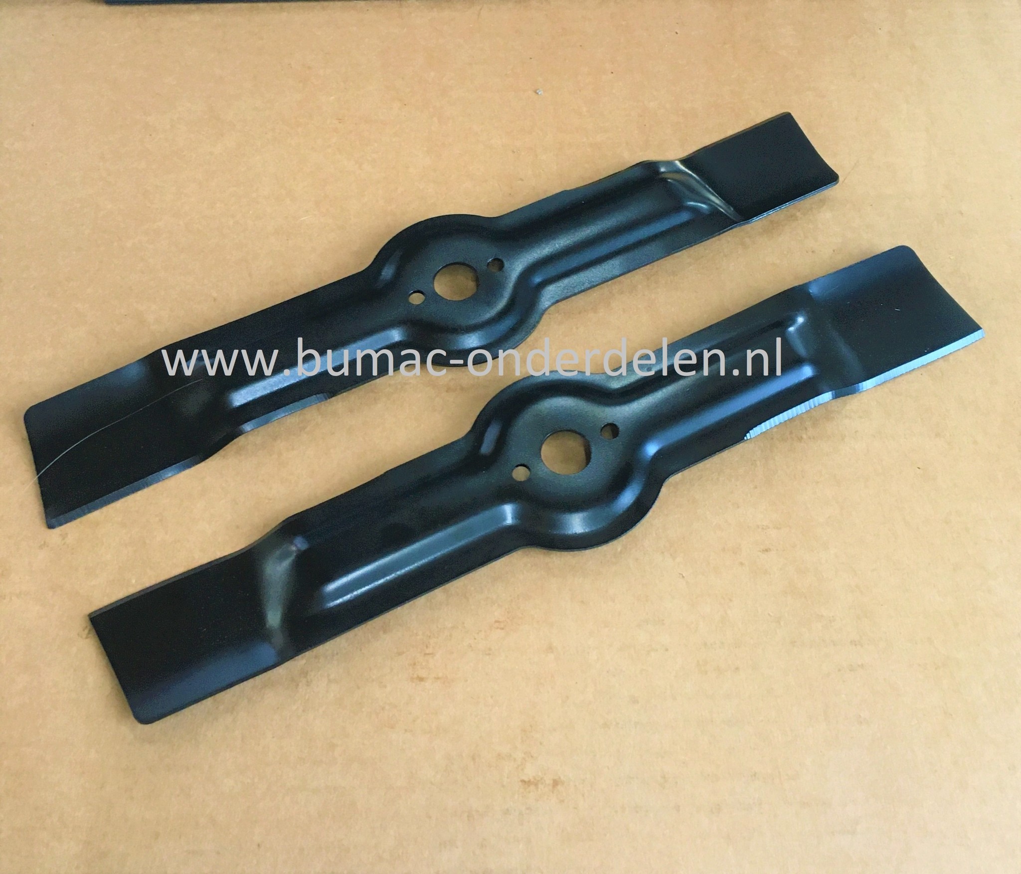 Maaimesset 31 cm L+R voor Cramer, Greenworks Frontmaaiers 82LM61S, Messen voor 82 LM 61 S Grasmaaiers