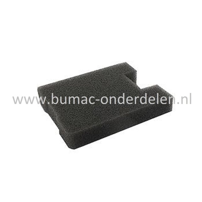 Luchtfilter voor Chinese Merken Bosmaaier, Heggenscharen, Strimmers, Trimmers, Schuimfilter voor Chinese Bosmaaiers met HD600, HTO600R motor, HD 600, HTO 600 R