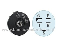 Contactslot voor Toro Zitmaaiers - Zero Turn Masters Z500, Z Master, Schakelaar, Sleutelschakelaar