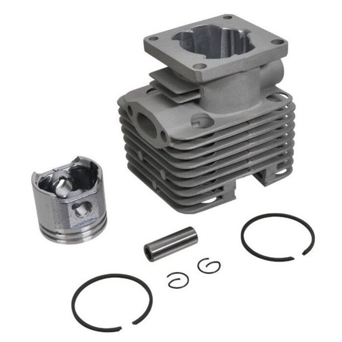 Cilinder met Zuiger voor Stihl Ø 38 mm, FS200 - FS200R - FS350 Bosmaaier - Strimmer - Trimmer, Cylinder met Zuiger, Zuigerveren en Pistonpen Compleet