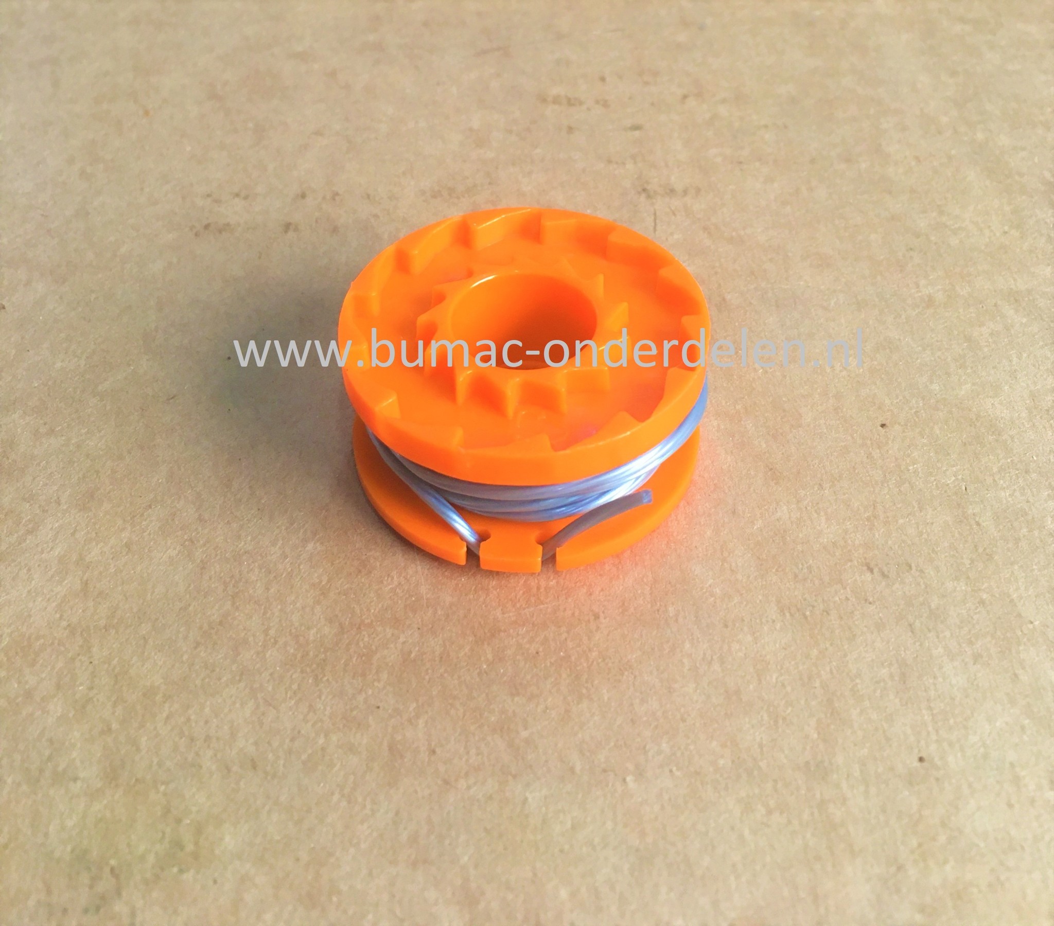 Draadspoel voor Mac Allister, Qualcast, Worx Strimmers, Trimmers MGTP18Li, CGT18LA, CGT25, CGT183A, CLGT1825D, GT18, CGT18LA1, CGT36LA1, WG150, WG150E18v, WG150.1, WG150.2, WG150.3, WG151, WG151E 18vLi-ion, WG151.5, WG165 24vLi-ion, WG166, Spoel, Maaidraa