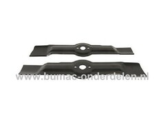 Maaimesset  51 cm L + R voor Cramer, Greenworks Frontmaaiers, Grasmaaiers, Tuintrekkers, Zitmaaiers Maai Mes, Maaimessen, Linker en Rechter mes 82LM61S
