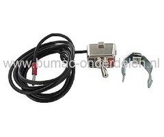 Universele Schakelaar met spanner op Heggenscharen, Bosmaaiers, Trimmers , Motorzeis, Grondboren, Aan & Uit Schakelaar, Start & Stop Schakelaar, Veiligheidsschakelaar