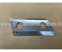 Hakselaarmes 75,6 mm voor ALKO NEWTEC 2400R op Tuinhakselaren