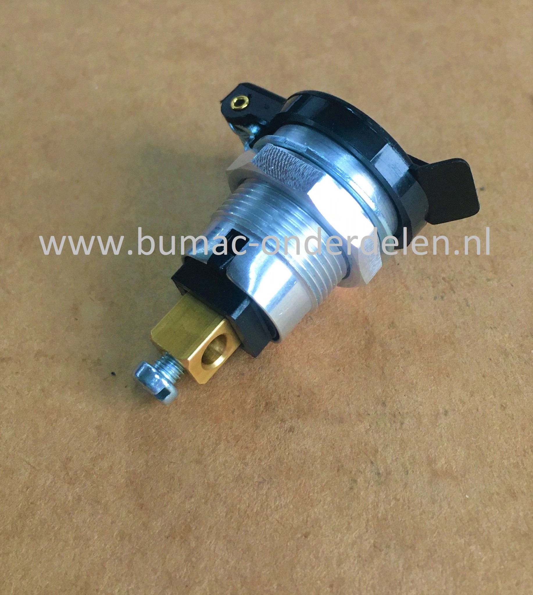 2-polige Stekkerdoos Kleine Uitvoering voor Elektrische Aansluiting op Auto - Minikraan - Smalspoortrekker - Hoogwerker - Shovel - Bobcat - Graafmachine - Hijskraan - Trekker - Zitmaaiers, Lampen, Zwaailamp, GPS, Koelkast, Compressor, Handlampen, 12 Volt