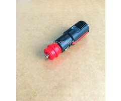 2-polige Stekker 12 - 24 V Normale Uitvoering voor Elektrische Aansluiting op Auto - Minikraan - Smalspoortrekker - Hoogwerker - Shovel - Bobcat - Graafmachine - Hijskraan - Trekker - Zitmaaiers, Lampen, Zwaailamp, GPS, Koelkast, Compressor, Handlampen, T