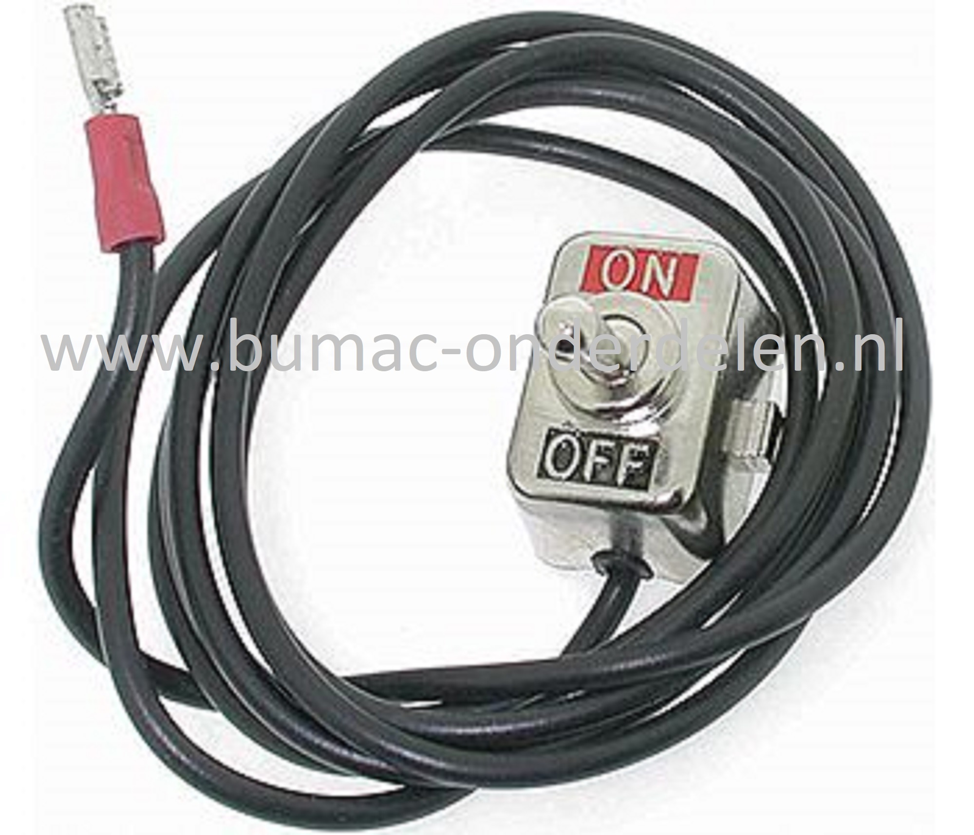 Universele Schakelaar met spanner op Heggenscharen, Bosmaaiers, Trimmers , Motorzeis, Grondboren, Aan & Uit Schakelaar, Start & Stop Schakelaar, Veiligheidsschakelaar