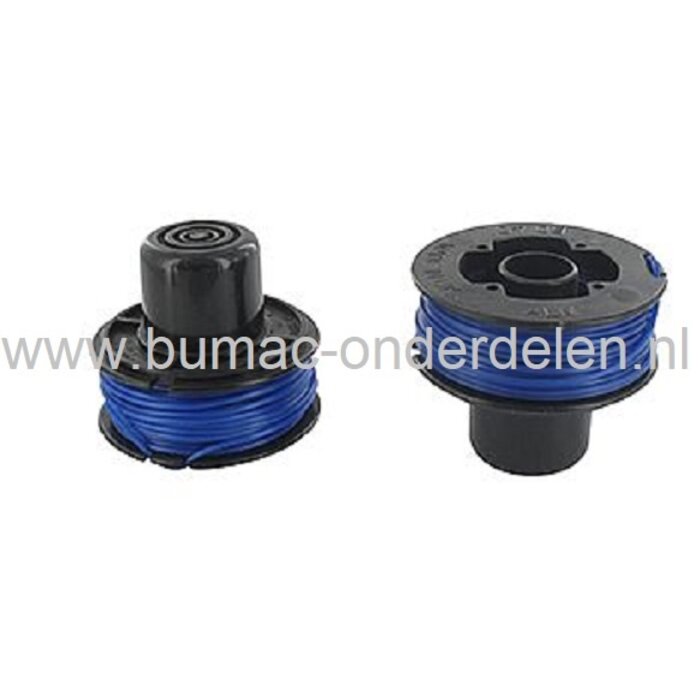 Draadspoel voor BLACK & DECKER 82300, 82310, 82312, CST500, CST800, GE600, GE800, GL250, GL310, GL360, GL360SB, GLC500, ST200, ST300, ST400, ST1000, ST3000, ST4000, ST4050, ST4400, ST4500, ST5000, ST6500, ST6800, ST7600 op Bosmaaiers, Trimmers, Motorzeis,