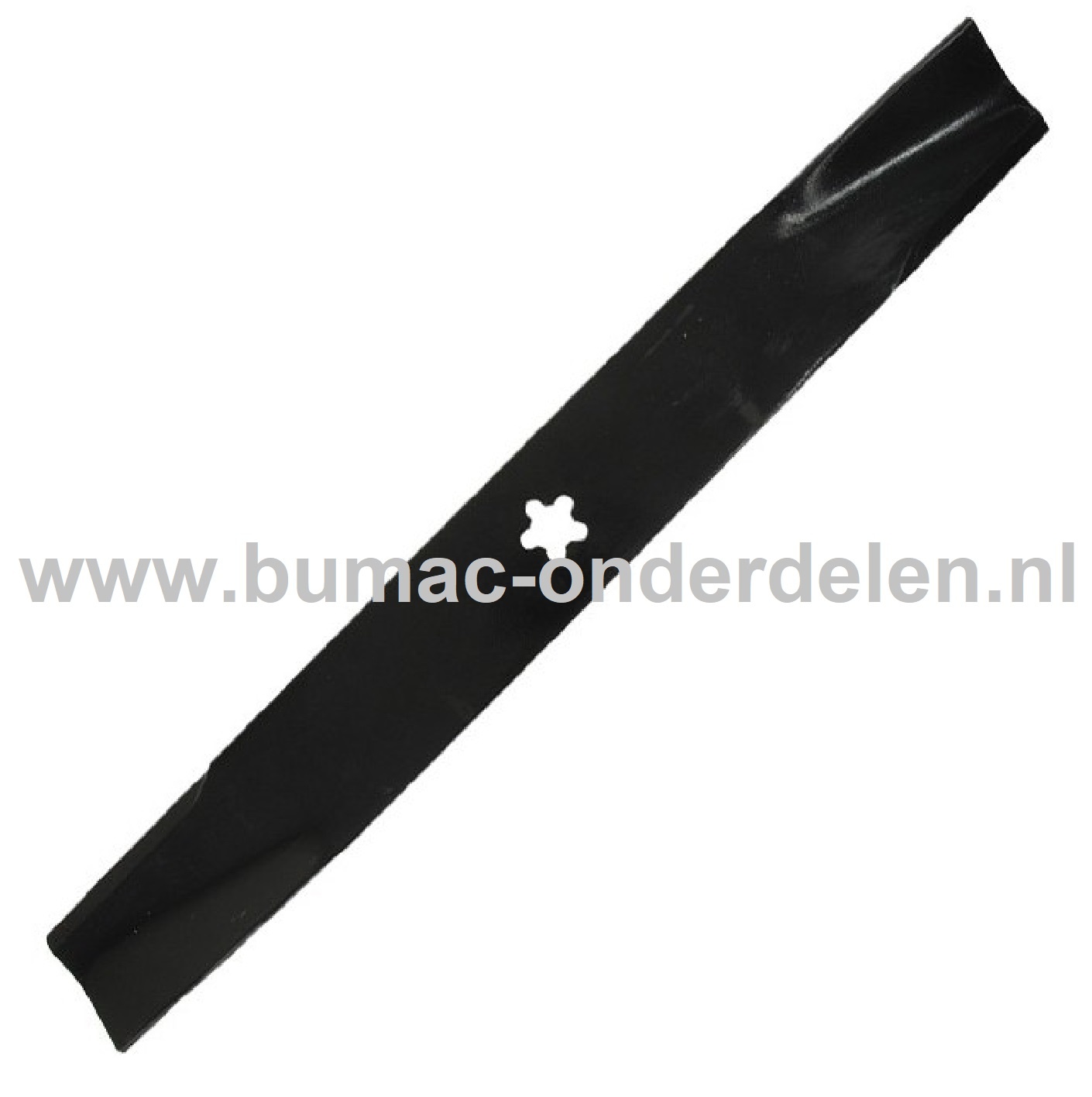Maaimes 48,5 cm voor AYP, Husqvarna, Jonsered, Partner Tuintrekkers, Zitmaaiers, Grasmaaiers, Frontmaaiers met 2 Maaimessen op een Maaidek van 38 Inch Maai Mes, YT130, YT150, YT180, onderdeel