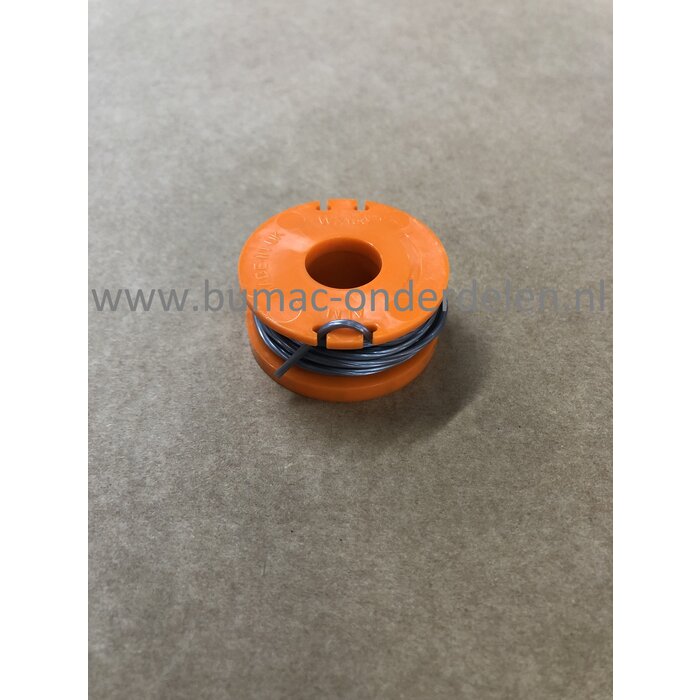 Draadspoel voor  MGTP18Li, QUALCAST CGT25, CGT183A, Accu 18V, MAC ALLISTER, WG150, WG150E18v draadloos, WG150.1, WG150.2, WG150.3, WG151, WG151E 18vLi-ion, WG151.5, WG165 24vLi-ion, WG166 WORX, Bosmaaier en Strimmer, Spoel