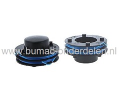 Draadspoel voor B&Q PWR300GTB twin line, Triple Pack TRY250SGTD, GARDIF GT2501, GT2505, GT2518, GT3515, MAC911031, CLCH700E, KINZO 250, MAC ALLISTE MGTP300P, PERFORMANCE POWER PWR300GTB, TRY250SGTD op Kantensnijders, Kantenmaaiers, Maaidraad