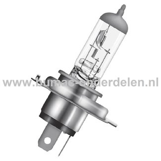 Halogeenlamp 12V-60/55W Fitting P43t Vermogen 60/55 Watt Type H4 ECE-Norm E13 Lamp voor Koplamp Verlichting Auto, Trekker, Aanhanger, Shovel, Hijskraan, Verlichtingsbalk