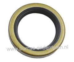 Oliekeerring voor Briggs and Stratton Motor op Zitmaaier - Frontmaaier, Briggs and Stratton IC en Vanguard Motoren