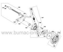 Olieslang voor Dolmar, Makita Kettingzagen, Motorzagen, Benzinezagen Olieleiding PS6400H, PS7300H, PS7900H