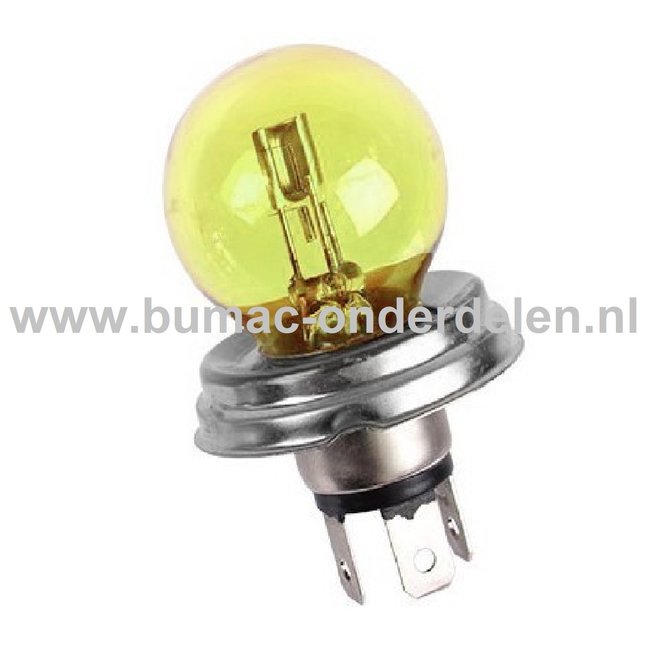Halogeenlamp 12V-45/40W Fitting P45t Vermogen 45/40 Watt Type R2 Lamp voor Koplamp Verlichting Auto, Trekker, Aanhanger, Shovel, Hijskraan, Verlichtingsbak