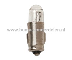 Gloeilamp 24V-3W Fitting BA7s Vermogen 3 Watt Type T8/4 Peertje voor Knipperlicht, Remlicht, Mistachterlicht, Achteruitrijverlichting, Verlichting Auto, Trekker, Aanhanger, Shovel, Hijskraan, Verlichtingsbalk