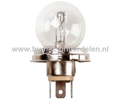 Gloeilamp 24V-55/50W Fitting P45t Vermogen 55/50 Watt Type R2 Peertje voor Knipperlicht, Remlicht, Mistachterlicht, Achteruitrijverlichting, Verlichting Auto, Trekker, Aanhanger, Shovel, Hijskraan, Verlichtingsbalk