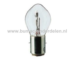 Gloeilamp 24V-45/40W Fitting BA20d Vermogen 45/40 Watt Type S2 Peertje voor Knipperlicht, Remlicht, Mistachterlicht, Achteruitrijverlichting, Verlichting Auto, Trekker, Aanhanger, Shovel, Hijskraan, Verlichtingsbalk