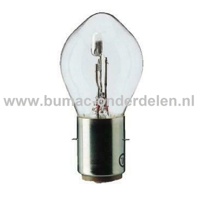 Gloeilamp 24V-45/40W Fitting BA20d Vermogen 45/40 Watt Type S2 Peertje voor Knipperlicht, Remlicht, Mistachterlicht, Achteruitrijverlichting, Verlichting Auto, Trekker, Aanhanger, Shovel, Hijskraan, Verlichtingsbalk