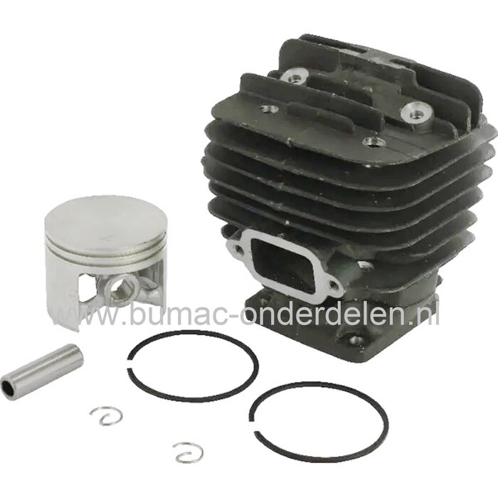 Cilinderset voor Stihl 034 - 036 - MS360 Kettingzaag - Motorzaag, Cilinder met Zuiger en Veren Compleet, onderdelen