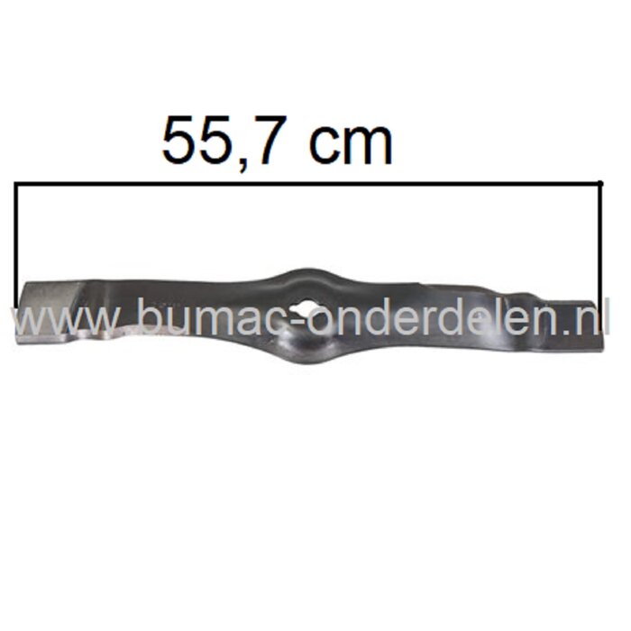 Maaimes Links 55,7 cm, voor John Deere LX266, LX255, LX277, GT225, GT235, GT245, LT133, LT155, LT166, LT170, LT180, LT160, X324 Zitmaaiers, Tuintrekkers, Maai mes, Mulchmes, onderdeel, Johndeere
