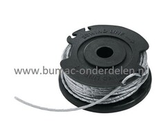 Draadspoel voor BOSCH - GREENWORKS - RYOBI Strimmers en Bosmaaiers, ART2300, 21062, 21602, 21222, 21132, OLT1831, P2000, P2001, P2002, P2003, P2004, P2005, P2006, P2200, RLT1825Li, RLT1830H13, RLT1830Li, RY24000, RY25020, RY24021, RY24200, RY40200, RY4021