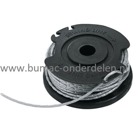 Draadspoel voor BOSCH - GREENWORKS - RYOBI Strimmers en Bosmaaiers, ART2300, 21062, 21602, 21222, 21132, OLT1831, P2000, P2001, P2002, P2003, P2004, P2005, P2006, P2200, RLT1825Li, RLT1830H13, RLT1830Li, RY24000, RY25020, RY24021, RY24200, RY40200, RY4021
