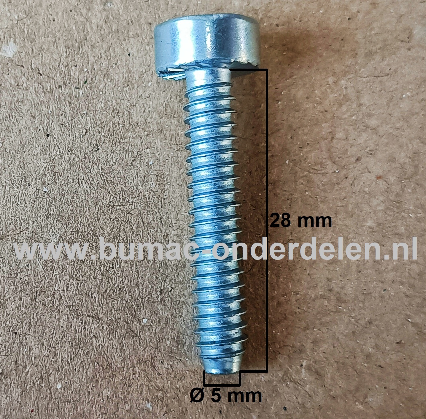 Torx Schroef 5x 28 mm voor STIHL Kettingzagen, Benzinezagen, Motorzagen, Heggenscharen Schroef Torx, Cilinderkopbout, Bout, Schroef, onderdelen