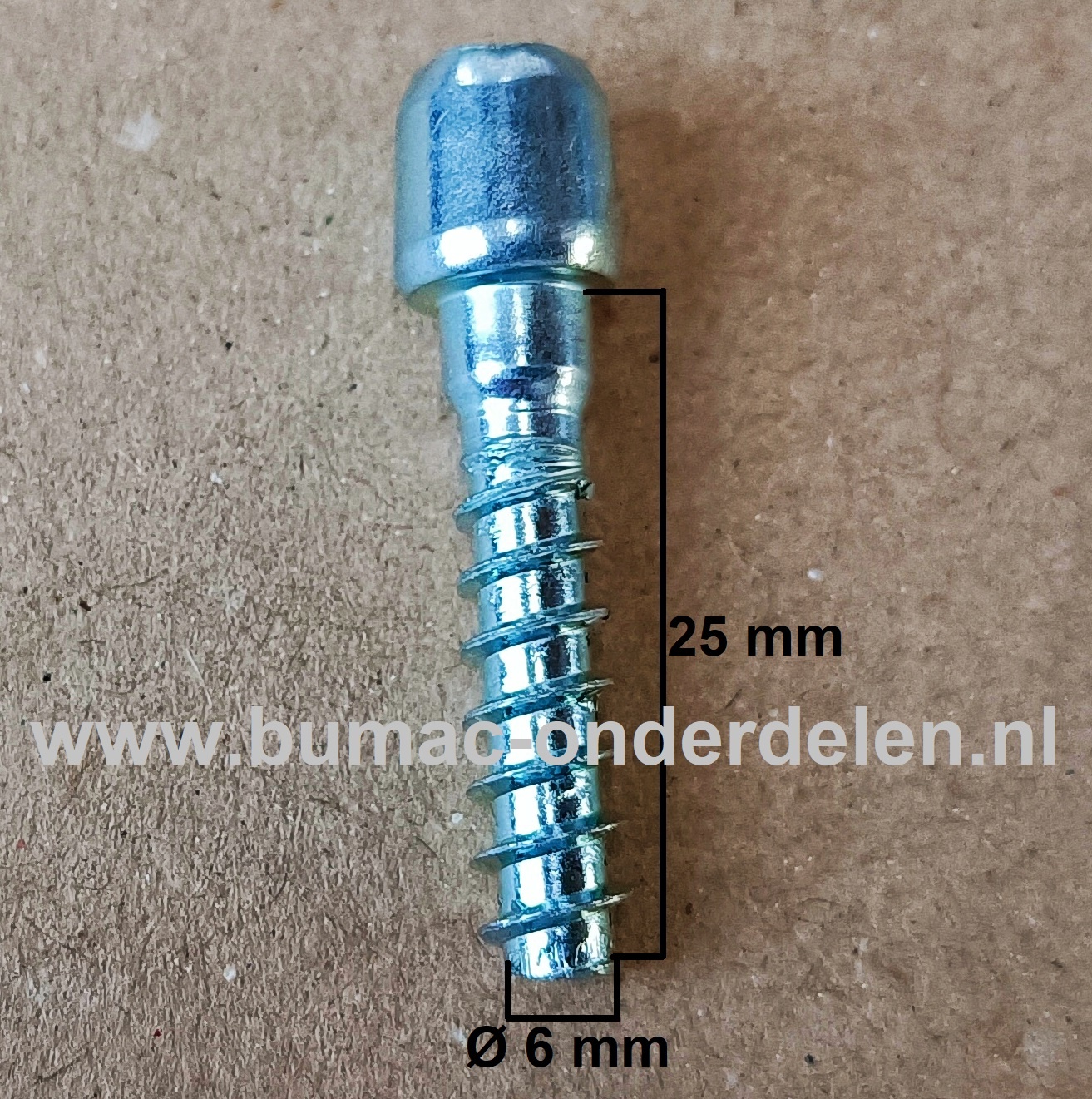 Torx Schroef 6x25 mm voor STIHL Kettingzagen, Motorzagen, Benzinezagen Schroef Torx, Cilinderkopbout, Bout, Schroef, onderdelen