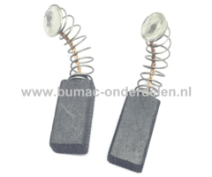 Koolborstel Set voor BOSCH 5x8x15 mm Boormachines, Stampboren, Klopboren, Drilboren Elektromotoren, Generatoren 1011VSR, 1012VSR, 1013VSR, 1014VSR, 1023VSR, 1030VSR, 1031VSR, 1032VSR, 1033VSR, 1034VSR, 1035VSR, 1159VSR, 1169VSR, 1195VSR, 1198VSR, 1274DVS,