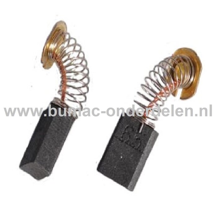 Koolborstel Set voor MAKITA 5x8,5x11,5 mm Schuurmachine, Handcirkelzaag, Groeffrees, Slagmoersleutel, Bandschuurmachine, Haakse Boormachine, Elektromotoren, Generatoren 3705S, 4204N, 5000SBR, 6905B, 6905BS, 6905V, 906H, 9501B, 9501BH, 9501CB, 9503B, 950