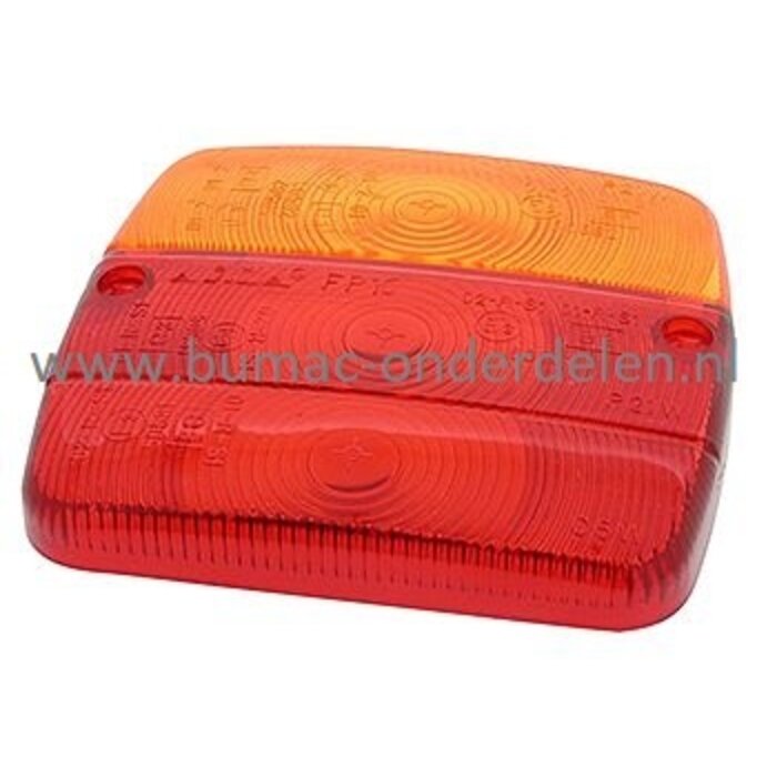 Linker of Rechter Lampglas voor Aanhangers Achterlicht, Richtingaanwijzer, Remlicht  lamp Vervang glas voor achterlicht Aanhangwagen